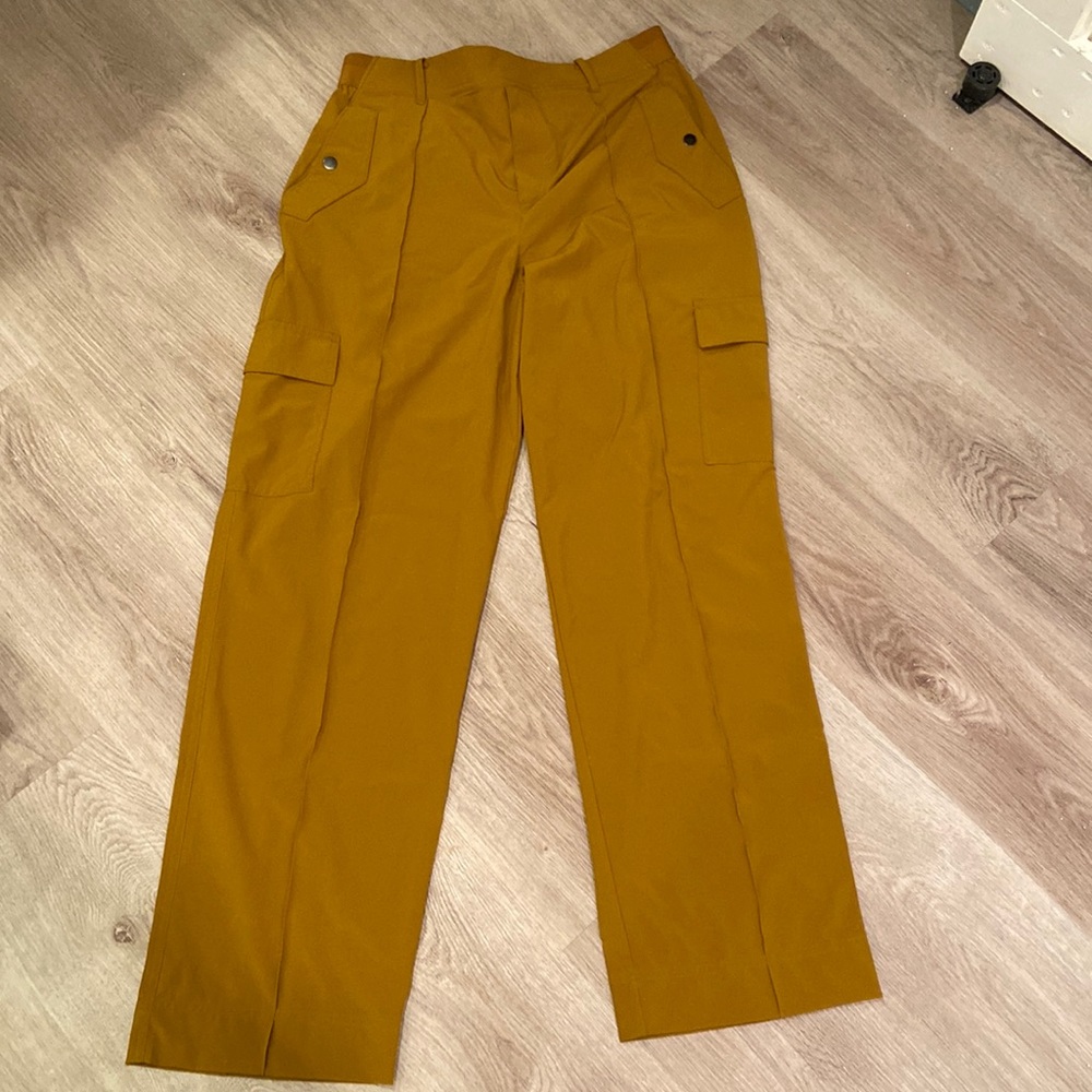 Athleta Vienna Cargo Pant Brass Yellow - Picture 2 of 6